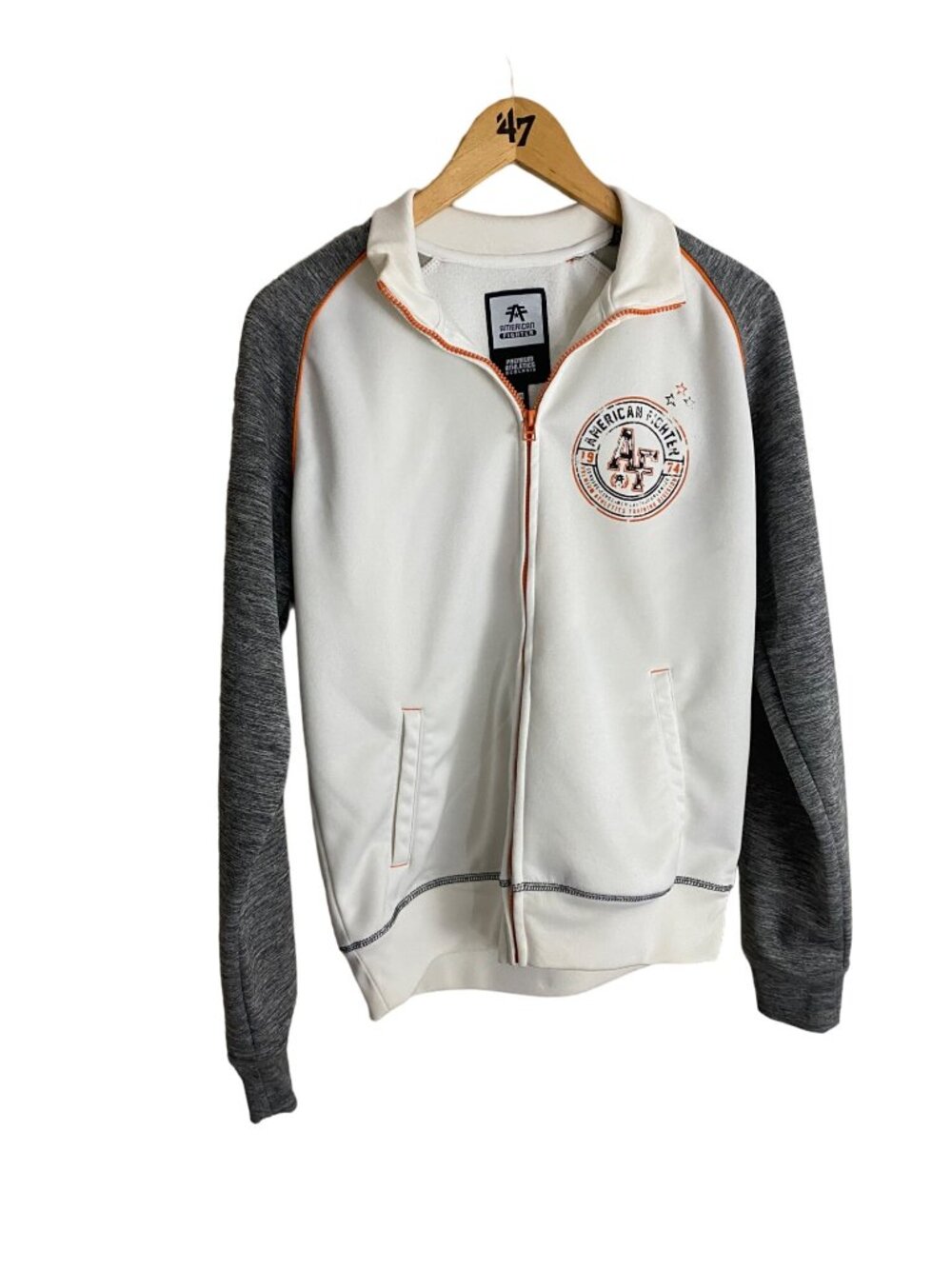 American Fighter Women's Graphic Full Zip Long Sleeve Jacket - Small